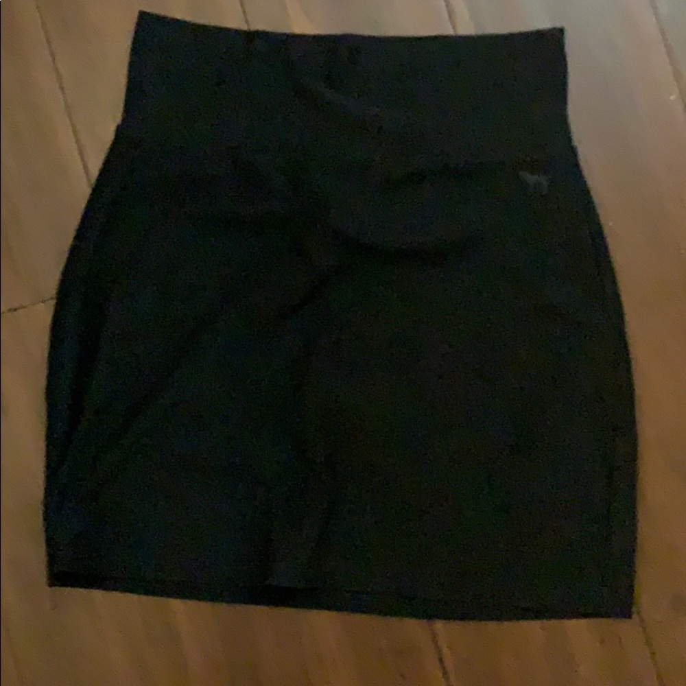 Black cotton pencil skirt from pink